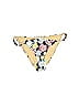 Tanya Taylor Floral Ivory Yellow Swimsuit Bottoms Size M - photo 1