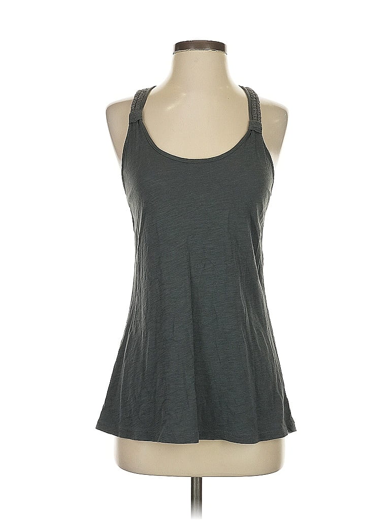Pre-owned Converse One Star Tank Top Gray Halter Neckline Tops