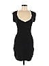 Halston Heritage 100% Silk Black Cocktail Dress Size M - photo 1