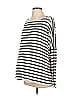 Hatch Stripes Ivory Long Sleeve Top Size S - photo 1