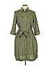 L.L.Bean Signature 100% Cotton Green Casual Dress Size L - photo 1