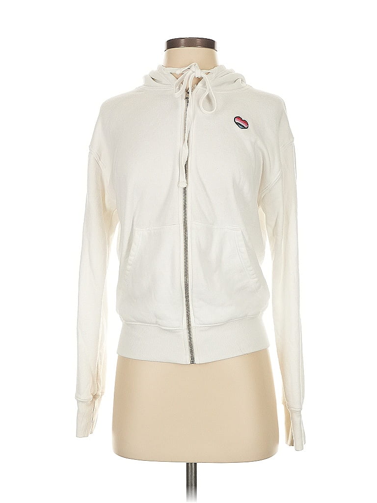 Spiritual Gangster Ivory Zip Up Hoodie Size XS - photo 1