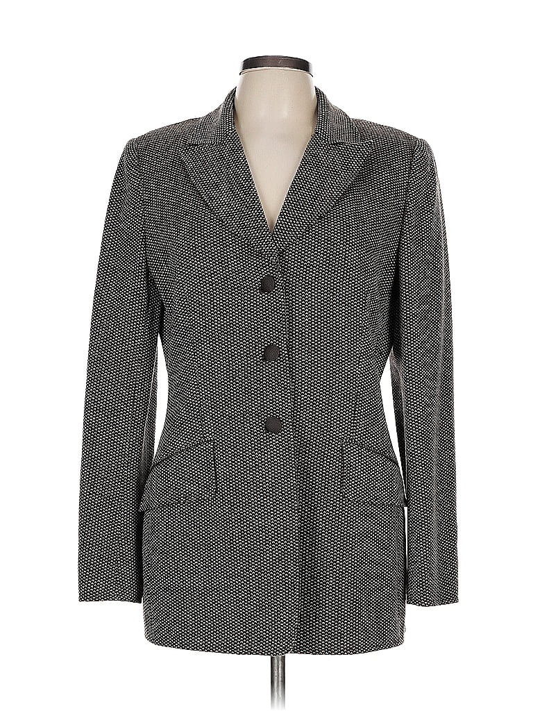 Carlisle 100% Wool Gray Wool Blazer Size 10 - photo 1
