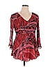 Alberto Makali 100% Polyester Red 3/4 Sleeve Blouse Size XL - photo 1