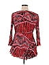 Alberto Makali 100% Polyester Red 3/4 Sleeve Blouse Size XL - photo 2