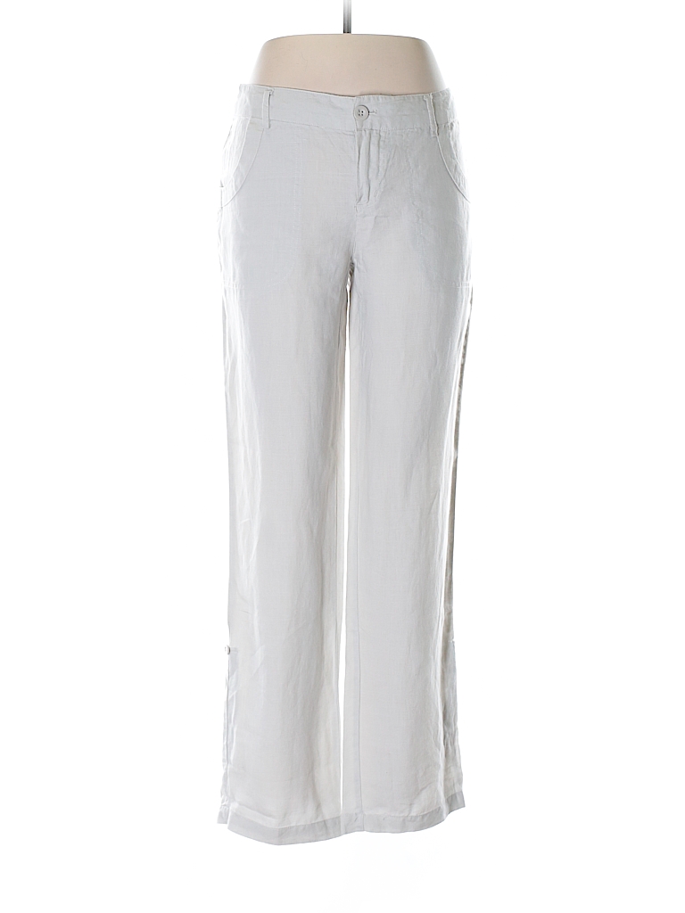 Cynthia Rowley TJX 100% Linen Solid Beige Linen Pants Size 6 - 93% off ...