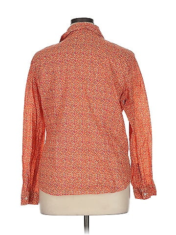Liz & Co. Long Sleeve Button-Down Shirt (view 2)