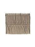 Prada 100% Leather Gray Tan Nappa Leather Compact Flap Wallet One size - photo 2