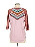 We the Free Pink 3/4 Sleeve Top Size M - photo 2