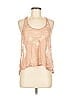 Crystal K Orange Sleeveless Top Size M - photo 1