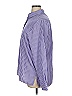 Foxcroft Stripes Blue Long Sleeve Button-Down Shirt Size 16 - photo 5