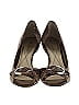 AK Anne Klein 100% Leather Animal Print Brown Tan Heels Size 10 - photo 2