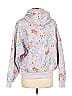 Cinq à Sept 100% Cotton Floral Purple Pullover Hoodie Size M - photo 2