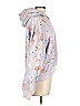 Cinq à Sept 100% Cotton Floral Purple Pullover Hoodie Size M - photo 4