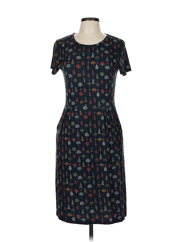 Barbour Blue Black Casual Dress Size 6 - photo 1