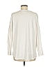 Caryn Vallone 100% Cotton Ivory Long Sleeve T-Shirt Size M - photo 2