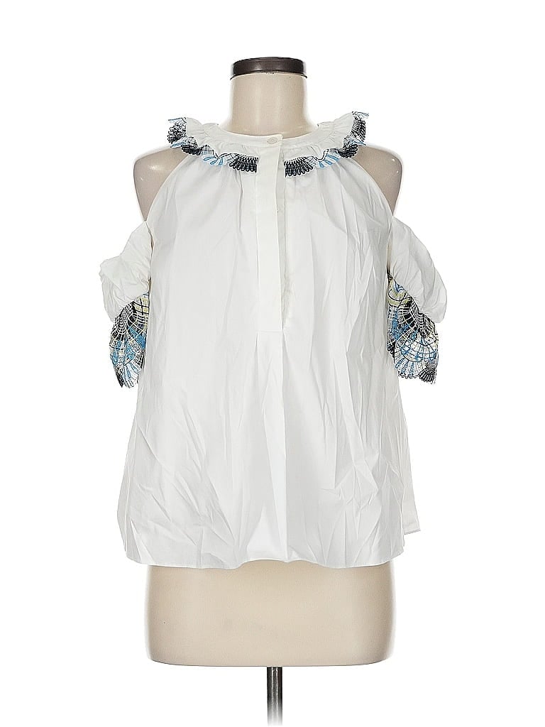 Click to view more detailed imagery on our partner's website Pre-owned Peter Pilotto Sleeveless Blouse In White