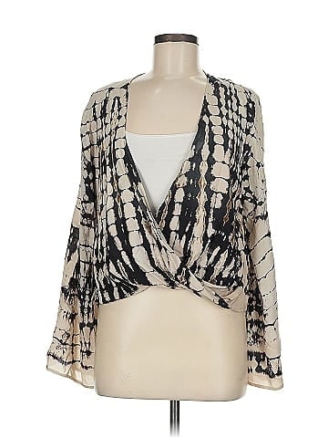 Blue Life Long Sleeve Blouse (view 1)