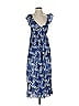 Xirena 100% Cotton Paisley Blue Casual Dress Size XS - photo 1
