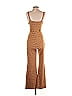 Free People Hearts Brown Orange Jumpsuit Size S - photo 2