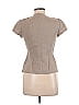 Worth 100% Linen Tan Short Sleeve Top Size 2 - photo 2