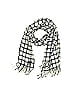 Unbranded Checkered-gingham Ivory Black Scarf One size - photo 1