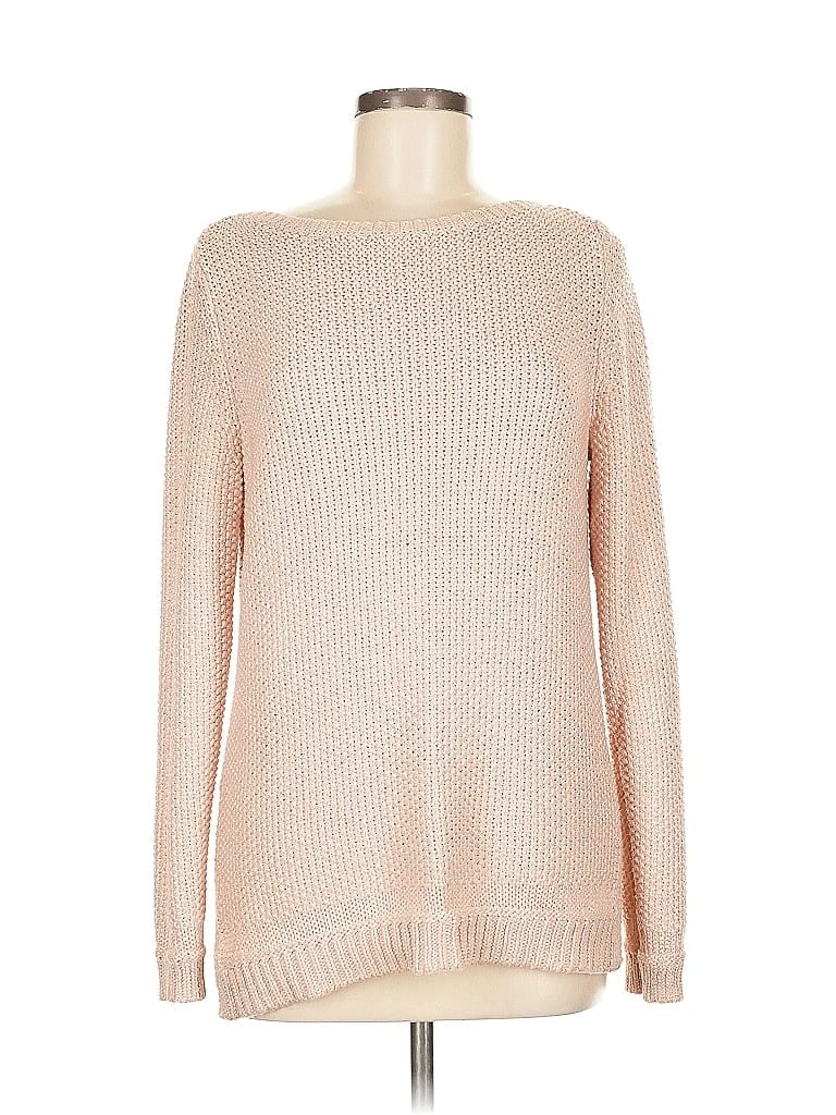 Pre-owned White House Black Market Pullover Sweater In Pink