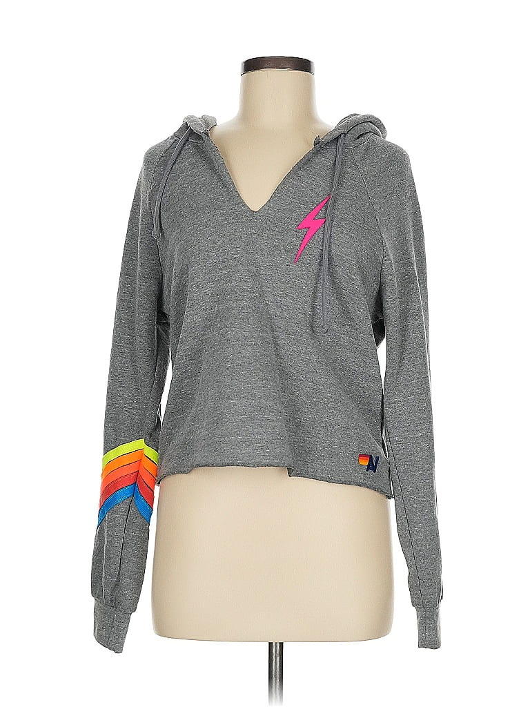 Aviator Nation Gray Pullover Hoodie Size M - photo 1