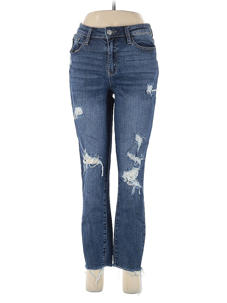 Judy Blue Stars Blue Jeans Size 7 - photo 1