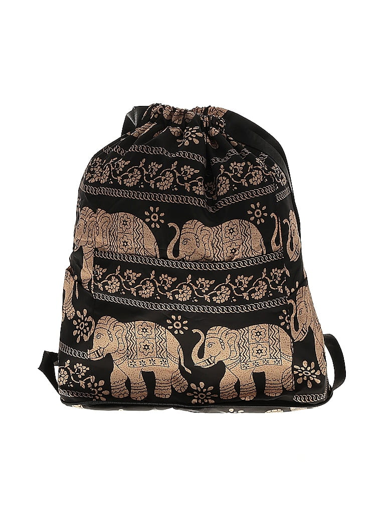 Jingpin Black Tan Backpack One size - photo 1