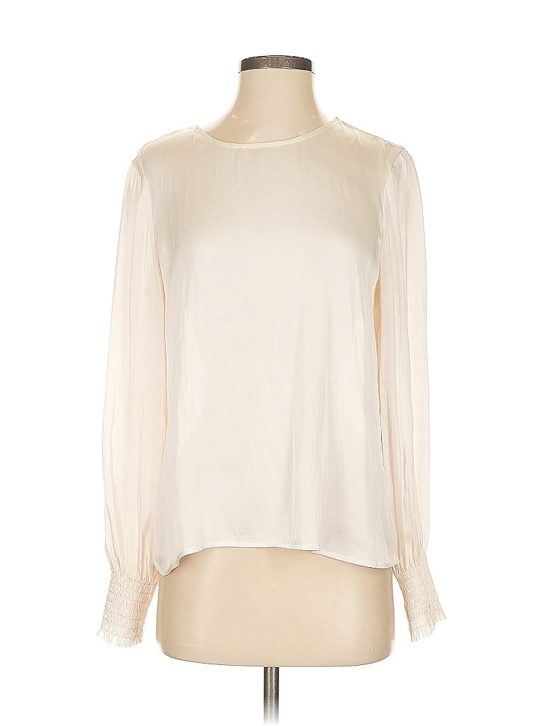 Banana Republic Ivory Long Sleeve Blouse Size S - photo 1