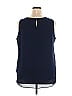 Violet & Claire 100% Polyester Blue Sleeveless Blouse Size 2X - photo 2