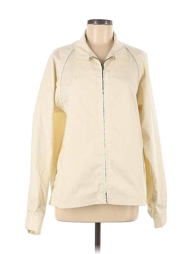 London Fog Solid Ivory Jacket Size EU 42 / US 12 - photo 1
