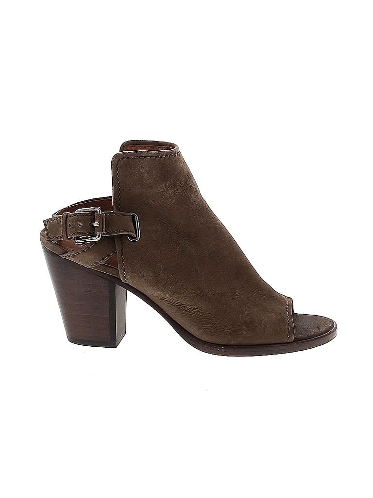 FRYE Brown Heels Size 7 1/2 - photo 1