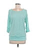 BRANNAN Teal Blue Pullover Sweater Size S - photo 1