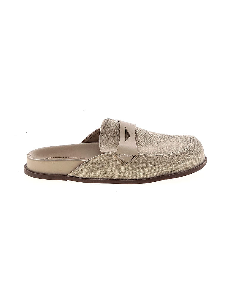 Schutz Tan Ivory Mule/Clog Size 11 - photo 1