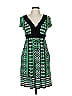 Maggy London Argyle Green Casual Dress Size 8 (petite) - photo 1