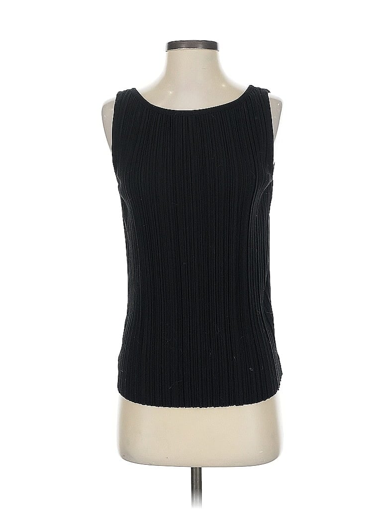 Pre-owned Theory Tank Top Black Boatneck Tops