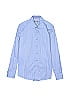 Robert Graham 100% Cotton Houndstooth Blue Long Sleeve Button-Down Shirt Size 18 - photo 1