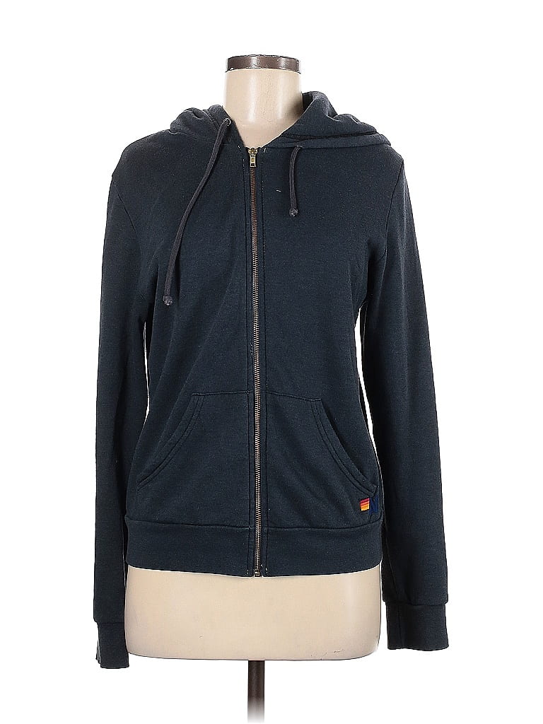 Aviator Nation Blue Zip Up Hoodie Size M - photo 1