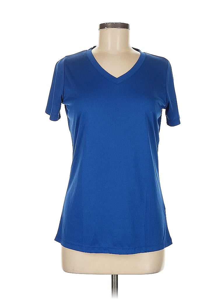 Pre-owned Dkny Active T-shirt In Blue