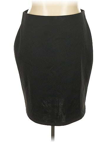 Bisou Bisou Faux Leather Skirt (view 1)