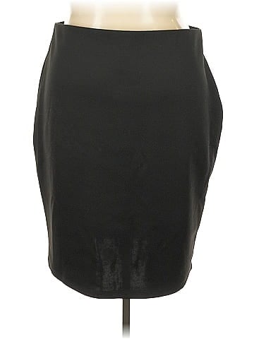Bisou Bisou Faux Leather Skirt (view 2)