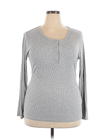 Fashion Long Sleeve Henley (view 1)