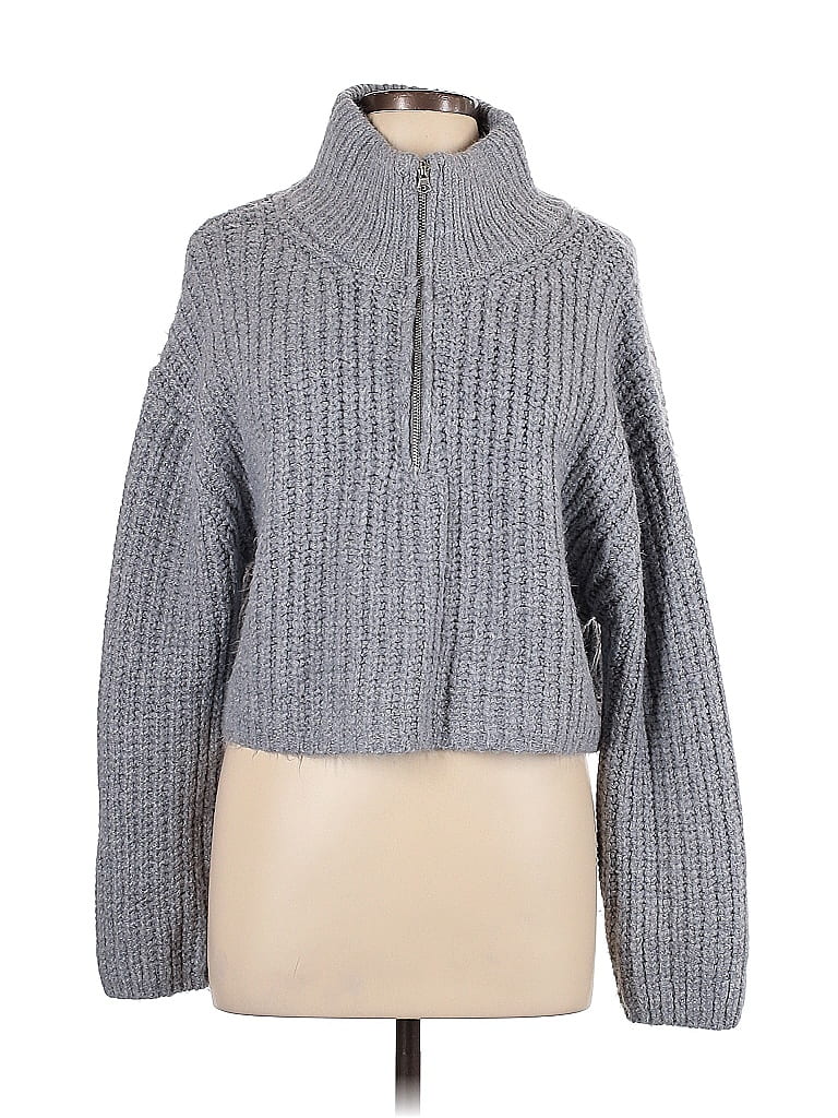 Garage Gray Turtleneck Sweater Size L - photo 1
