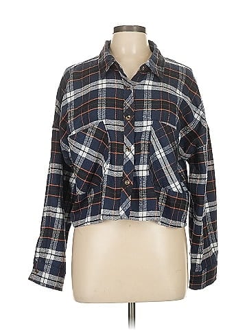 Ci Sono 3/4 Sleeve Button-Down Shirt (view 1)