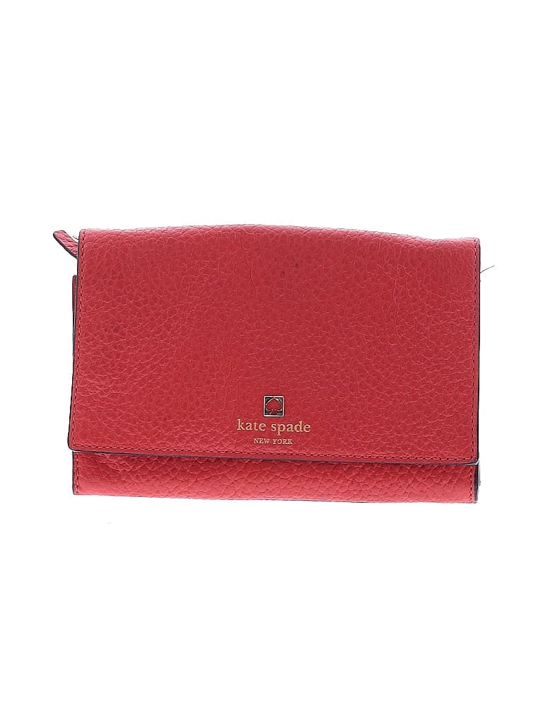 Kate Spade New York Red Orange Leather Crossbody Bag One size - photo 1