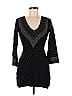 Guess Jeans Chevron-herringbone Black Cocktail Dress Size M - photo 1