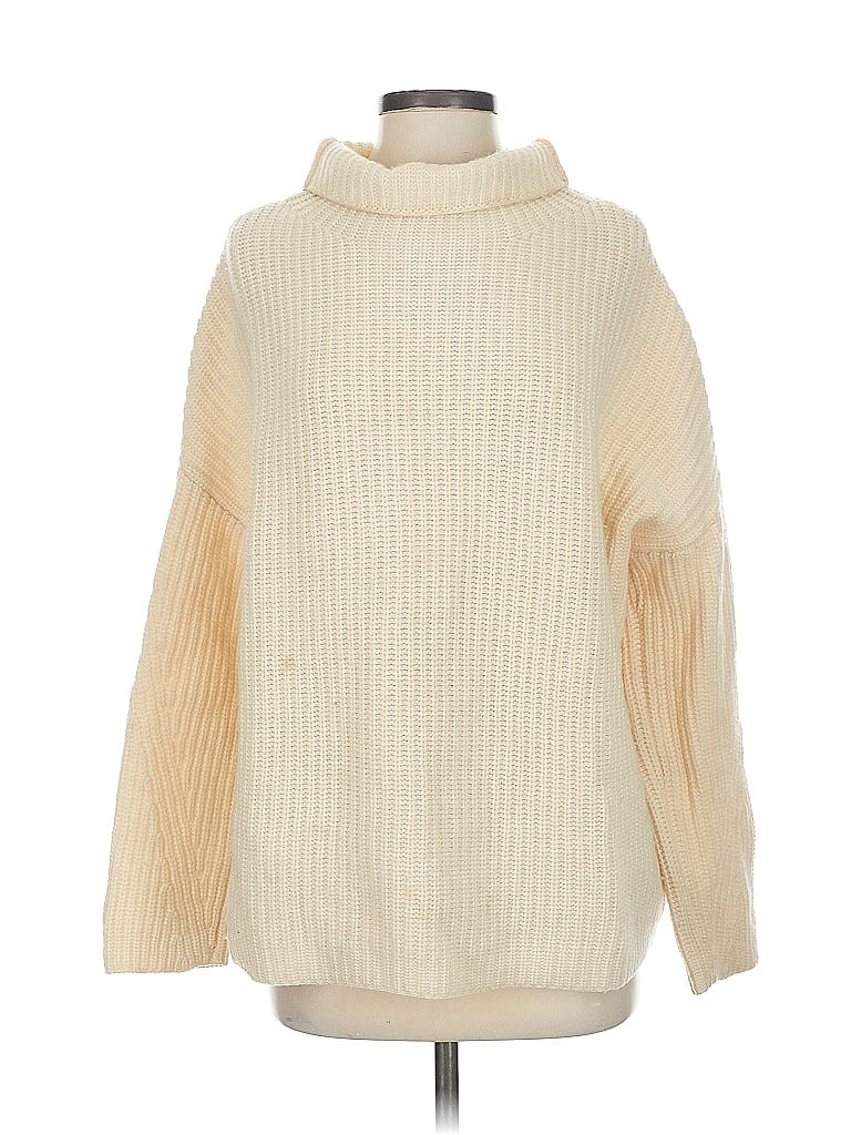 Naadam Ivory Turtleneck Sweater Size XS - photo 1