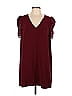 Sézane 100% Polyester Burgundy Casual Dress Size EU (FR) 42 / US 10 - photo 1